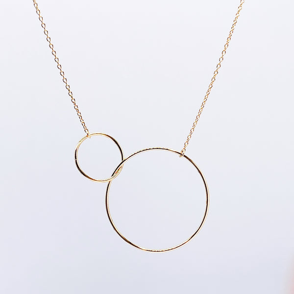 2 ring necklace