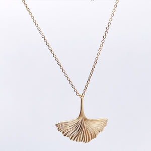 Ginkgo Biloba necklace