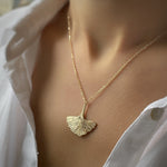 Load image into Gallery viewer, Ginkgo Biloba necklace
