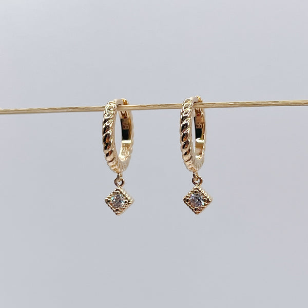 Charlotte hoop earrings